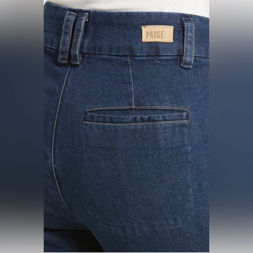 NWOT PAIGE Dion Cargo Trouser Flare Jeans 25 - Picture 4 of 12